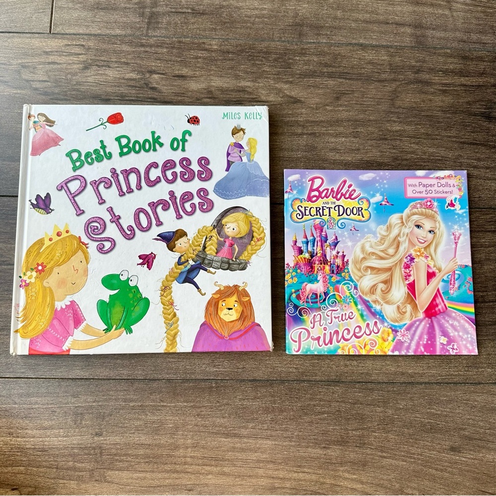 Best Book of Princess Stories & Barbie and the Secret Door: A True Princess